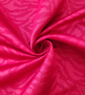 Embossed Duchess Satin - Ox Red
