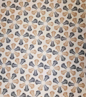 Digital Printed Duchess Satin - Ethnic - Blush