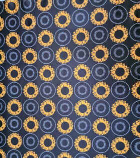Digital Printed Duchess Satin - Ethnic - Orange