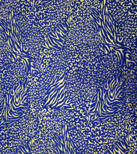 Foil Look Scuba - Royal Blue