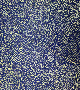 Foil Look Scuba - Navy Blue