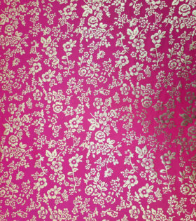 Foil Look Scuba - Cerise Pink