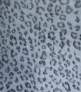 Coral Velour Fleece - Animal Print