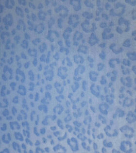 Coral Velour Fleece - Animal Print