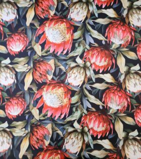 Printed Mini-Matt - Protea - Fantasy Red