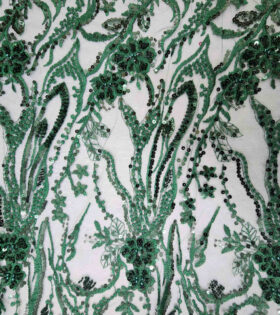 Rea Evening Tulle - Bottle Green