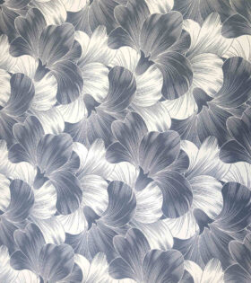 Printed Mini-Matt - Leaves - Grey