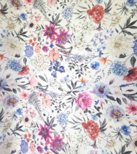 Printed Mini-Matt - Floriana - Lilac