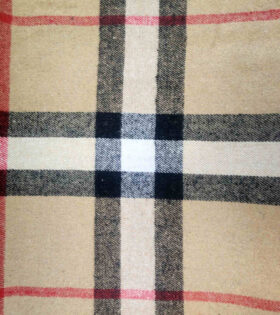 Printed Sherpa Bonded Fleece - Beige