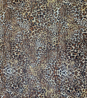 Printed Foil Look Armani Satin - Natural - Multicolored