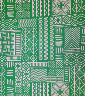 Printed Mini-Matt - Abstract - Emerald