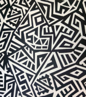 Printed Mini-Matt - Abstract - Black