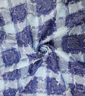 Denim Fringe - Powder Blue