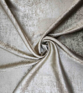 Hammered Metallic Satin - Beige