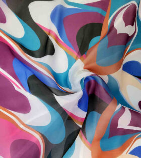 Printed Organdy Satin