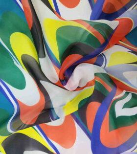 Printed Organdy Satin