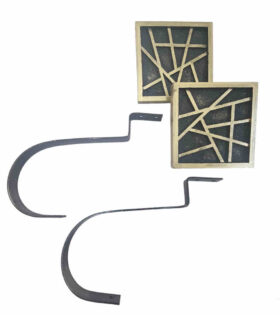 Pristene Tieback Pair - Black & Gold