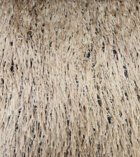 Burnout Feather Brocade - Beige