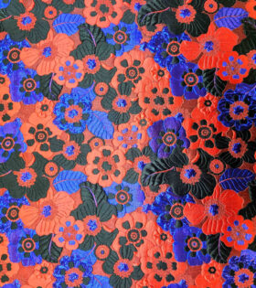 Brocade Morocco - Floral - Red