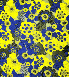 Brocade Morocco - Floral - Sulphur Yellow