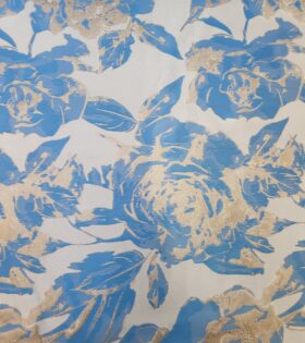 Brocade Metallic - Powder Blue