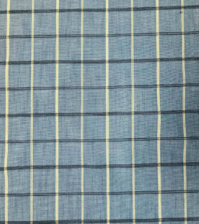 Homeland Check Upholstery - Indigo