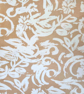 Nylon Rayon - Abstract - Beige