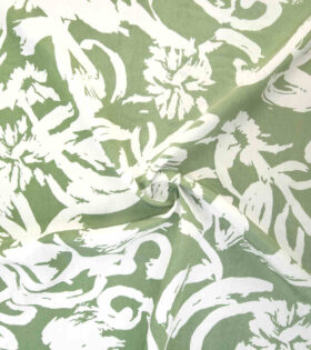 Nylon Rayon - Abstract - Avocado