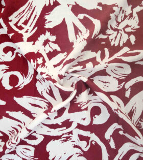 Nylon Rayon - Abstract - Maroon