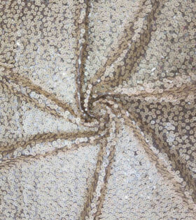Cairo Sequins Tulle - Beige