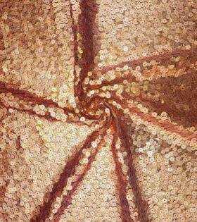 Cairo Sequins Tulle - Orange
