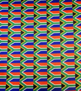 Printed Mini Matt - Heritage Flag - Green, Blue, Yellow