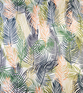 Printed Mini Matt - Palm - White