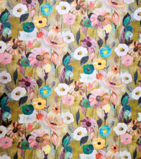 Digital Printed Duchess Satin - Floral