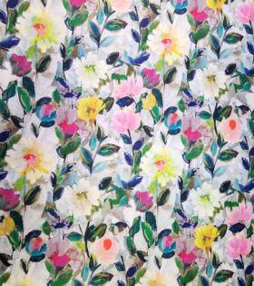 Digital Printed Duchess Satin - Floral