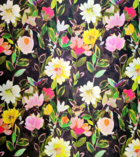 Digital Printed Duchess Satin - Floral