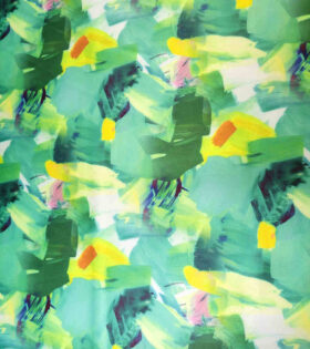 Digital Printed Duchess Satin - Abstract