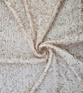 Rolling Sequins Mesh - Rose Gold