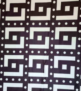 Digital Printed Duchess Satin - Abstract