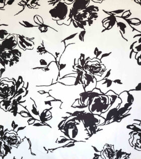 Digital Printed Duchess Satin - Floral