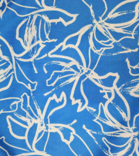 Rayon Challis - Abstract - Blue