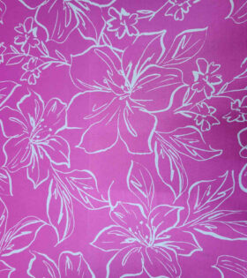 Printed DTY - Floral - Pink