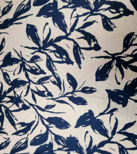Printed DTY - Leaves - Taupe