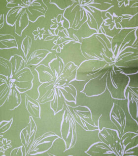 Printed DTY - Floral - Lime