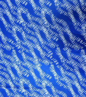 Printed DTY - Abstract - Royal Blue
