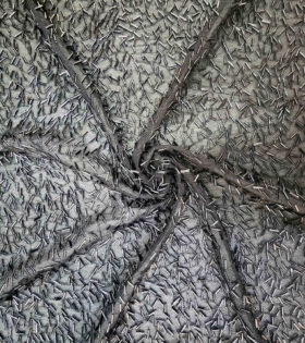 Rolling Sequins Mesh - Black
