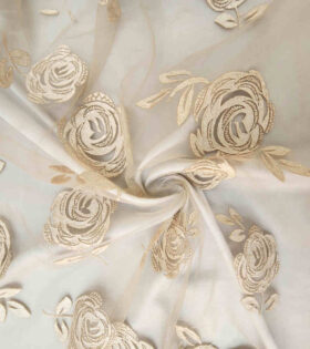 Rose Velvet Tulle - Nude