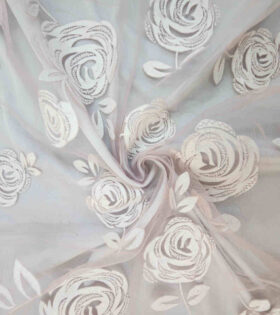 Rose Velvet Tulle - Dusty Pink