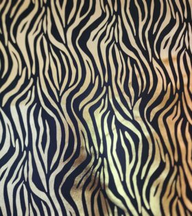 Plain Foil Duchess Satin - Black
