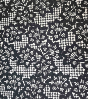 Priyanka Gupoi Lace - Black